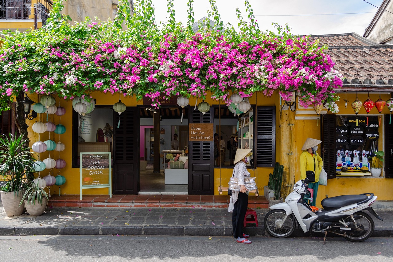 Bougainvillea's bloeien fel tegen stenen terrasmuur. Bougainvillea's bloeien fel tegen stenen terrasmuur.