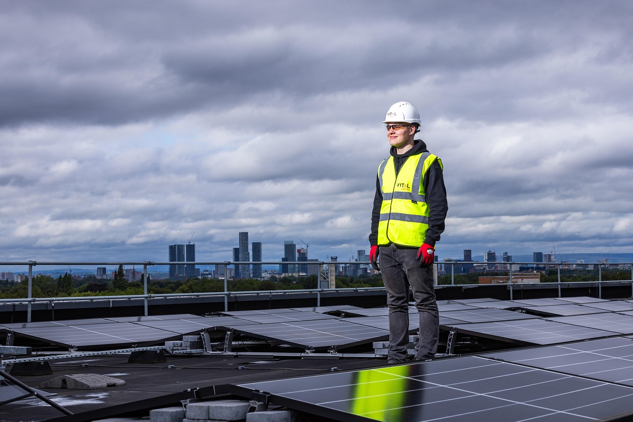 Grafiek van verhoogde zonne-energie output
